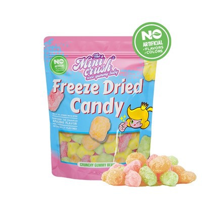 Külmutage kuivatatud krõmpsuvad karud (looduslik värv)