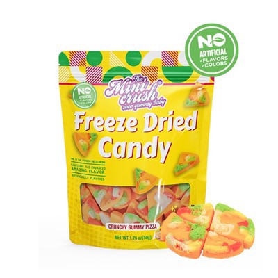 Külmutage kuivatatud krõmpsuv pitsa (looduslik värv)