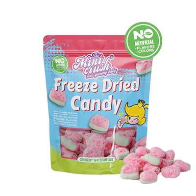 Külmutage kuivatatud krõmpsuv arbuus (looduslik värv)