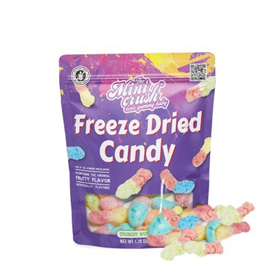 Külmutage kuivatatud krõmpsuvad ussid