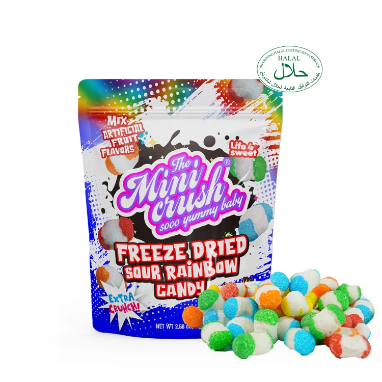 Külmutatud kuivatatud vikerkaare oad